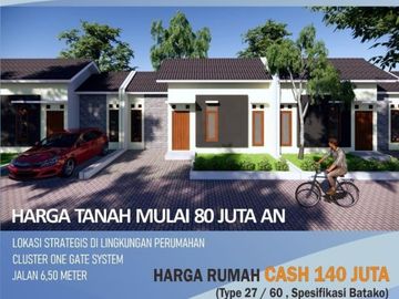Rumah dijual Murah di perumahan Siap KPR dekat bypass Klaten