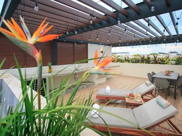 Hermoso PH de 2 rec. en AWA Playacar / Beautiful 2 bedroom PH in AWA Playacar
