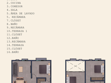 Departamento en venta con amenidades en Montebello, Mérida