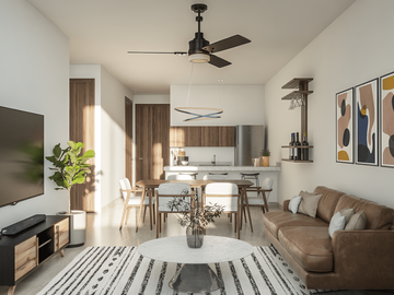 Departamento en venta con amenidades en Montebello, Mérida