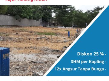 Tanah Kapling Perumahan Dekat Jalan Bomang, Diskon 25%