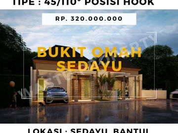 RUMAH MURAH DI SEDAYU DP 5% BISA CICIL 6X