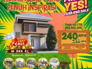Rumah Buduran Sidoarjo Perumahan - ON SALE! Diamond Village Juanda 3, Hunian Strategis Harga Promo Segera Miliki