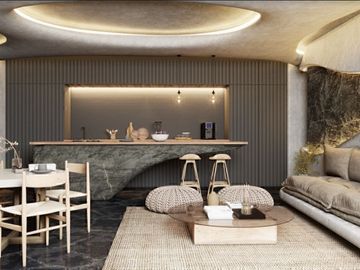 Penthouse frente al mar, terraza privada de 196 m2, alberca frente al mar