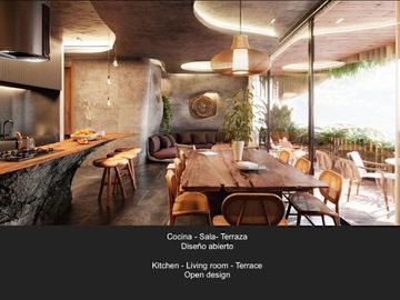 Penthouse frente al mar, terraza privada de 196 m2, alberca frente al mar