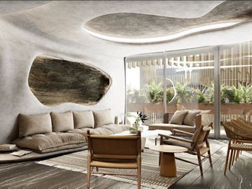 Penthouse frente al mar, terraza privada de 196 m2, alberca frente al mar