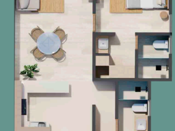 Departamento en Venta en San Benito, Najau, km 24.5 Costa Esmeralda(PN C)