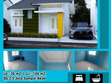 MILIKI RUMAH SUBSIDI TYPE 36 DP SAMPAI AKAD 2,5 JUTA SAJA