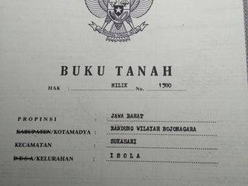 Tanah Murah Pisan Pondok Hijau dekat gegerkalong bandung