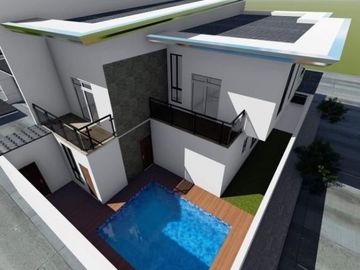 Modern Brandnew House with 5 Bedroom w pool for SALE in Angeles City Near Clark GOOD FOR INVESTMENT
