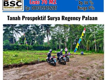 Tanah di desa palaan - Kec. Ngajum dijual harga 55 Juta