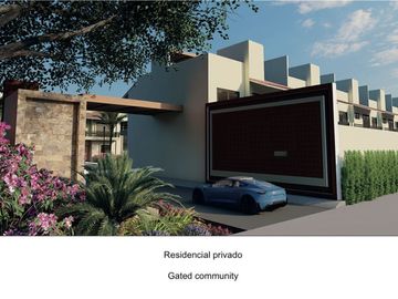 Casa en residencial privado con alberca, jacuzzi, asador, juegos para niños en v