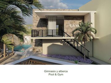 Casa en residencial privado con alberca, jacuzzi, asador, juegos para niños en v