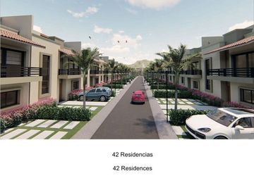 Casa en residencial privado con alberca, jacuzzi, asador, juegos para niños en v