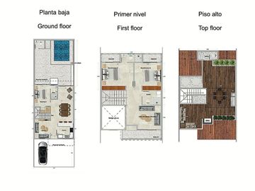 Casa en residencial privado con alberca, jacuzzi, asador, juegos para niños en v