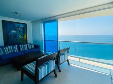 SE VENDE PENTHOUSE (DEPARTAMENTO) DE LUJO DE 3 DORMITORIOS, FULL AMOBLADO Y EQUIPADO EN EL MALECÓN SALINAS