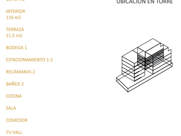 Departamento en villamagna de 2 Recamaras en Planta Baja