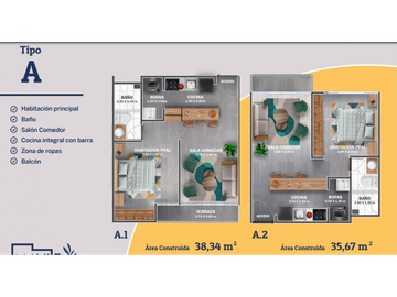 Apartamento sobre planos en venta entrega 2024 en Tebaida - Quindío
