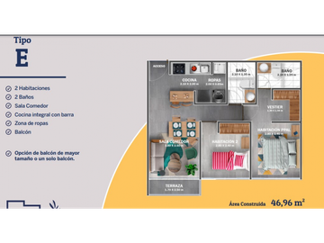 Apartamento sobre planos en venta entrega 2024 en Tebaida - Quindío