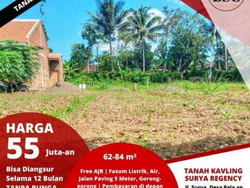 Tanah Dijual Area Kepanjen Bisa Dicicil