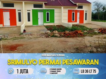 rumah di dekat SMAN 1 natar Free deposito
