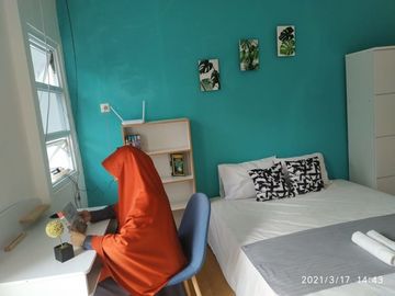 Rmah kost 2 lantai di bogor full furnished fasilitas kolam renang
