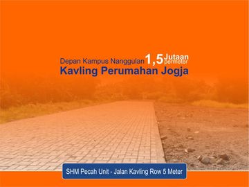 Tanah Pekarangan Jogja, Dekat Pasar Kentheng: Akses Mudah