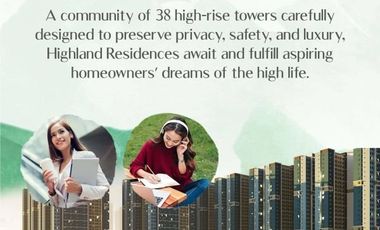 Pre-selling 1 Bedroom within Pasig-Cainta affordable