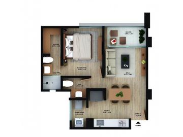 Venta apartamento en la Ceja Antioquia . PRIMITIV - Cesión de Derechos