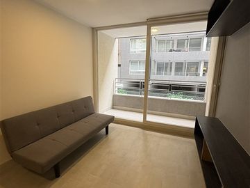 Depto arriendo 2 dorm 2 baños 1 estac 1 B en Santiago centro