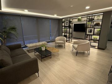 Depto arriendo 2 dorm 2 baños 1 estac 1 B en Santiago centro