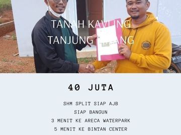 Tanah Kavling Pusat Kota Tanjung Pinang Terluas Promo Khusus