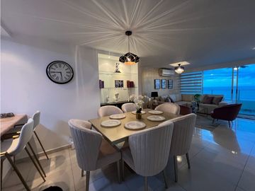 VENTA  APARTAMENTO AMOBLADO VISTA AL MAR  EN SAN FRANCISCO