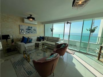 VENTA  APARTAMENTO AMOBLADO VISTA AL MAR  EN SAN FRANCISCO