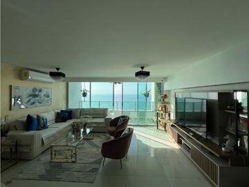VENTA  APARTAMENTO AMOBLADO VISTA AL MAR  EN SAN FRANCISCO
