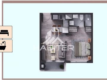 Departamento Nuevo en Venta 1D en Chillán
