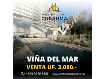 ¡DEPTO NUEVO! VIÑA DEL MAR / CANAL BEAGLE / 2° PISO / 2D 1B 1B