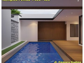 RUMAH 2 LT FULL INTERIOR JL CEMARA KIPAS