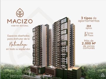 VENTA APTO SOBRE PLANOS CONJUNTO RESIDENCIAL MACIZO CALLE 200 FLORIDABLANCA. Cod V22012