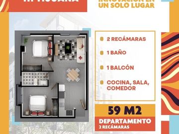 2 Recamaras Centro Tijuana Preventa