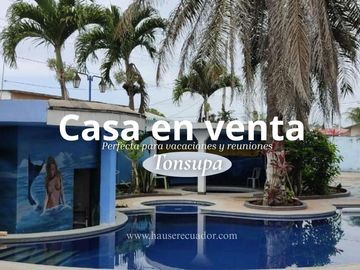 Casa en  venta en Tonsupa de 18 habitaciones con piscina - Tonsupa, Esmeraldas