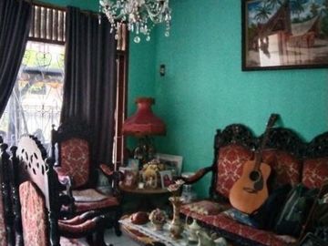 Rumah cluster tanah luas hook siap huni dalam komplek bebas banjir