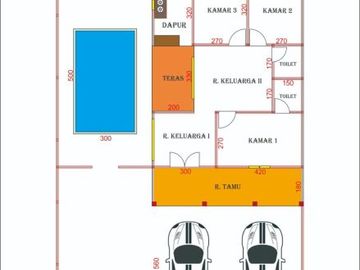 Hanya 600Jt-an Hunian Konsep Homestay Lokasi Mangku Jalan Aspal