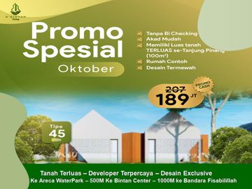 Rumah murah di tanjungpinang desain minimalis modern