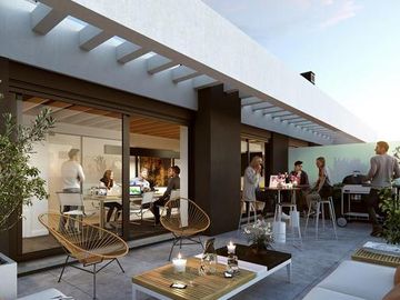 Venta apartamento 2 dormitorios y terraza en La Blanqueada, Montevideo