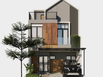 Rumah 2 Lantai 900 Jutaan, 5 Menit Pintu Tol Yasmin, Bogor