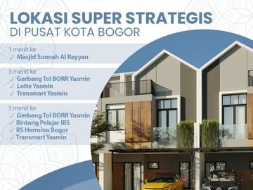 Rumah 2 Lantai 900 Jutaan, 5 Menit Pintu Tol Yasmin, Bogor
