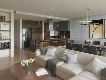 Apartamento con balcón, terraza y cuarto de servicio, en venta, Polanco CDMX..