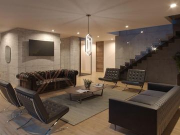 Apartamento con balcón, terraza y cuarto de servicio, en venta, Polanco CDMX..