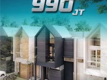 Cluster cantik rasa villa mewah cash 900JT 2LT Di Kodya Dkt GA TOL